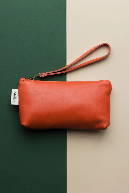Mini Wrist Pouch Bag - Texas Coral